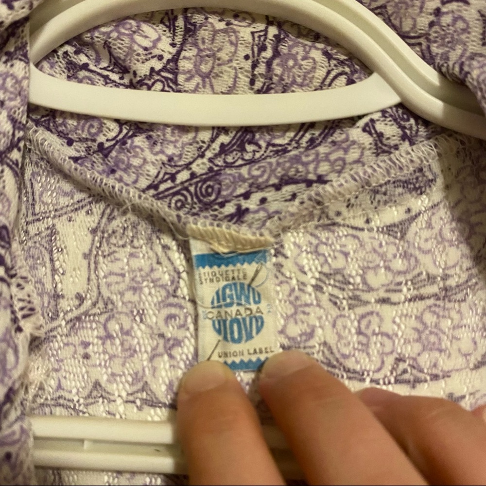 70s Vintage Purple Hippie Dress - Picture 11 of 11